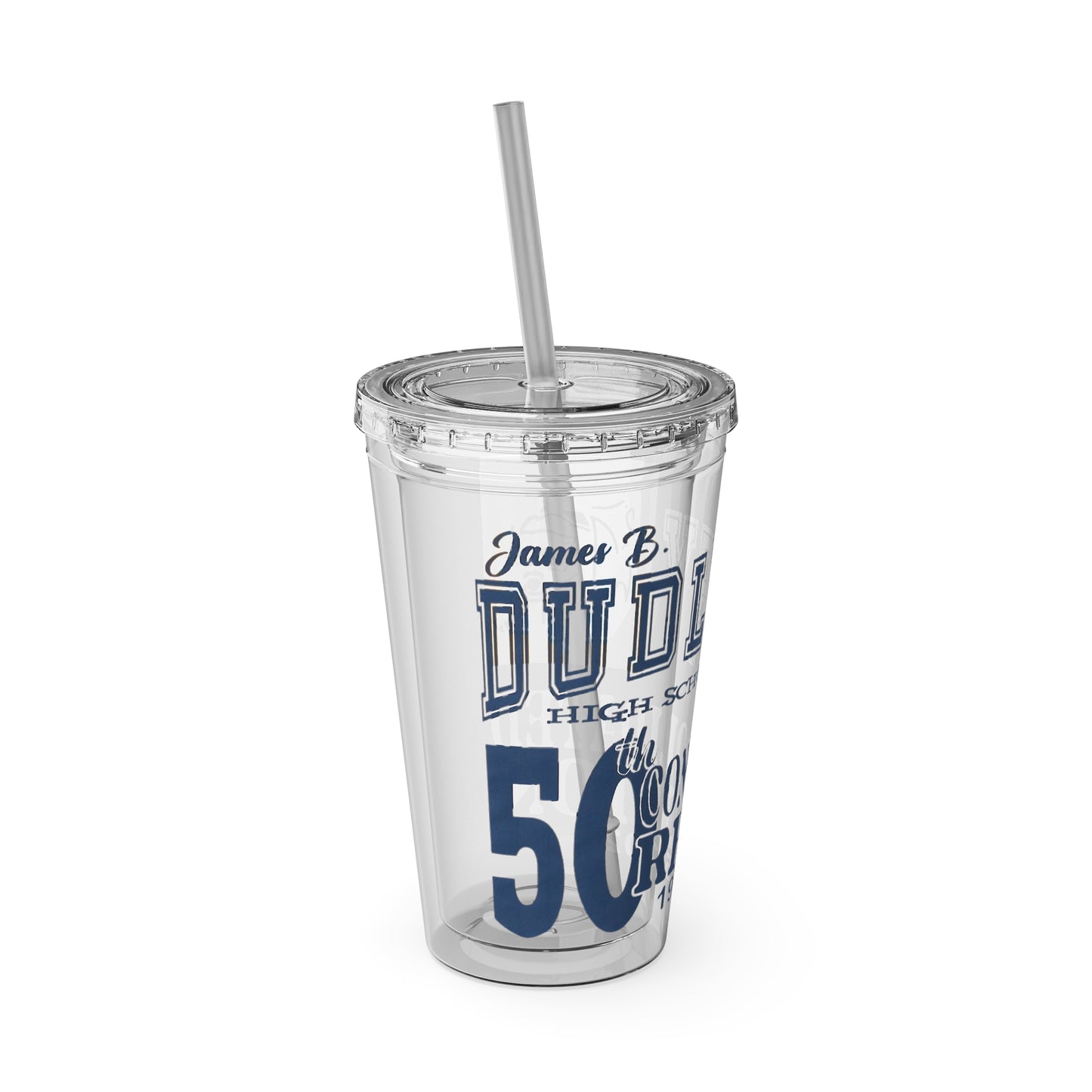 Sunsplash High School Reunion Tumbler with Straw - Celebrate 50 Years!