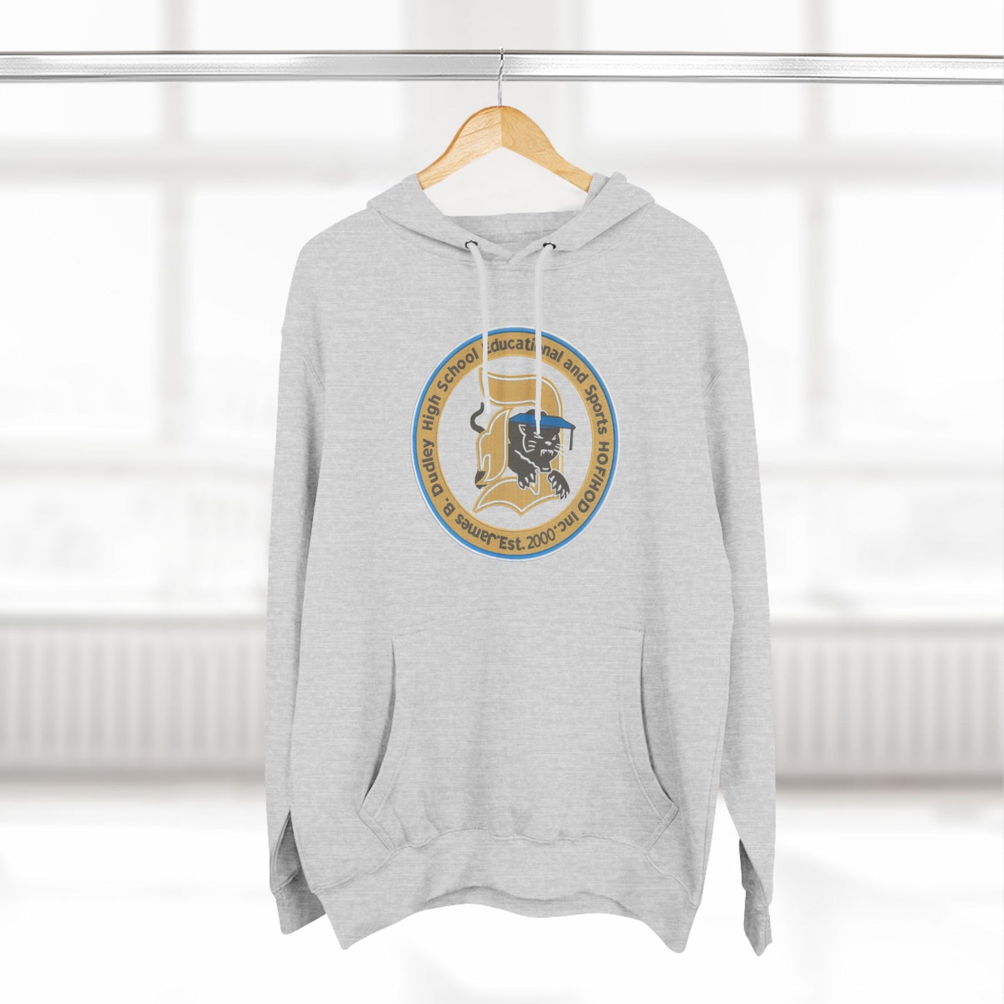 Three-Panel Fleece Hoodie