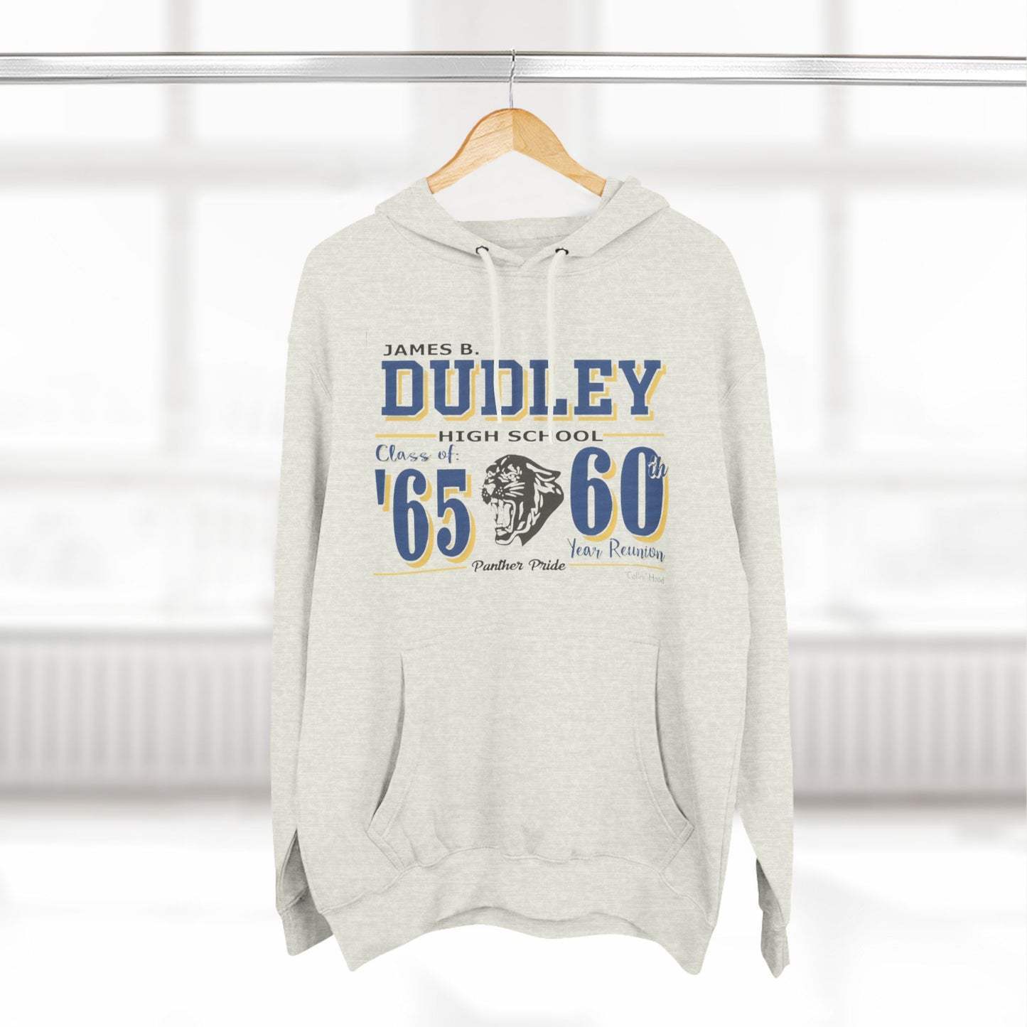 Three-Panel Fleece Hoodie