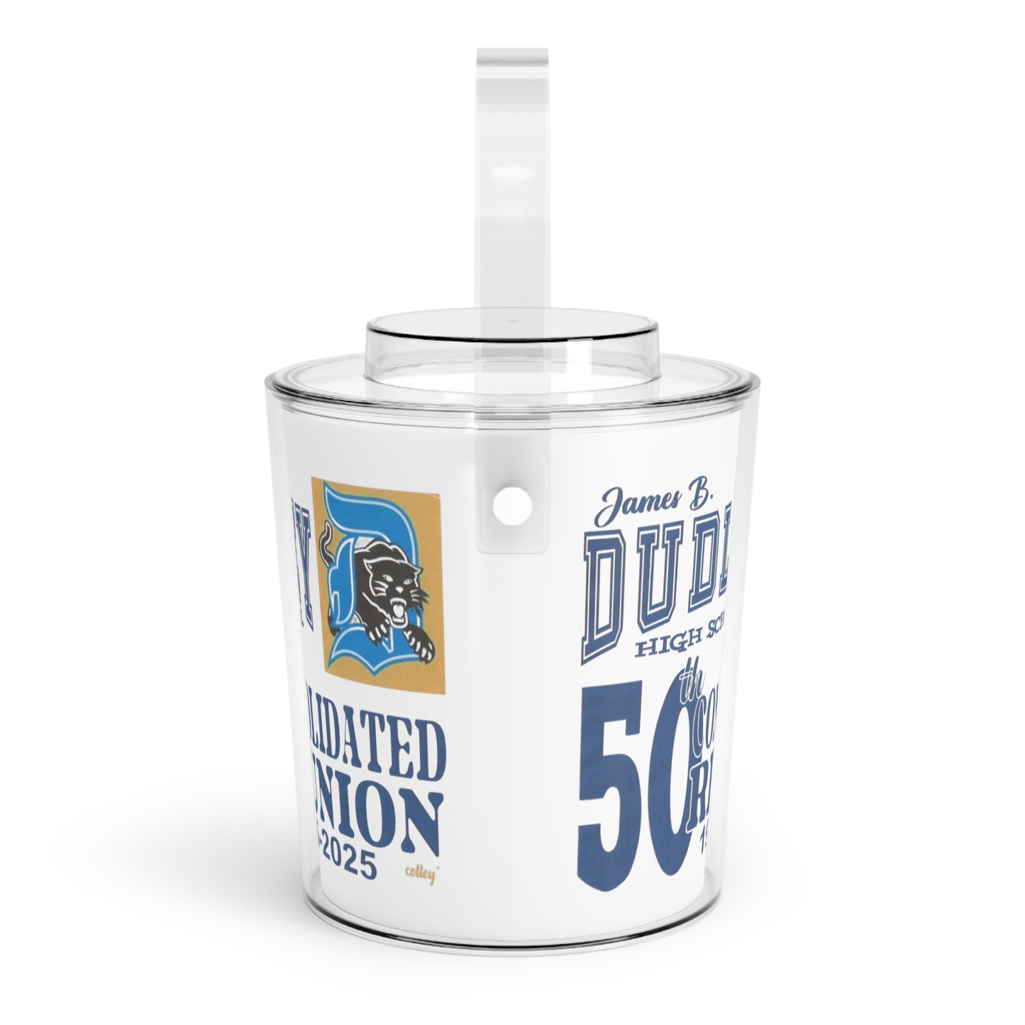 Personalized Ice Bucket Set for 50th School Reunion