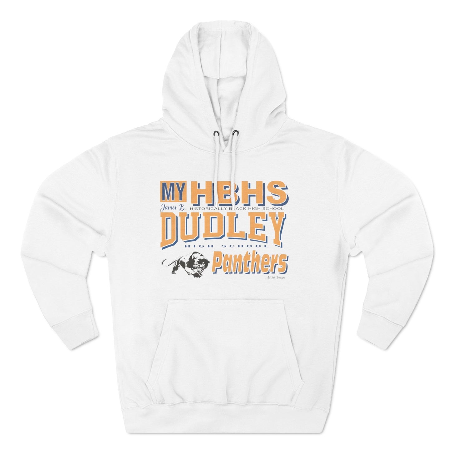 Three-Panel Fleece Hoodie