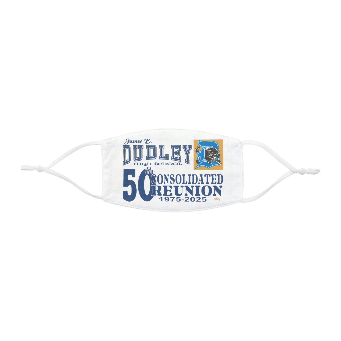 Dudley High School 50th Reunion Face Mask - Snug-Fit Polyester Mask