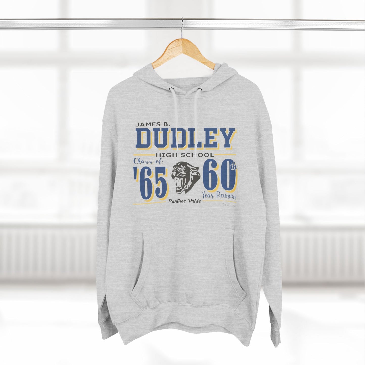 Three-Panel Fleece Hoodie