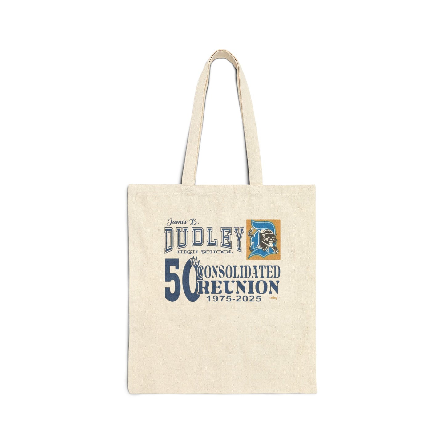 Dudley High School 50th Reunion Cotton Canvas Tote Bag
