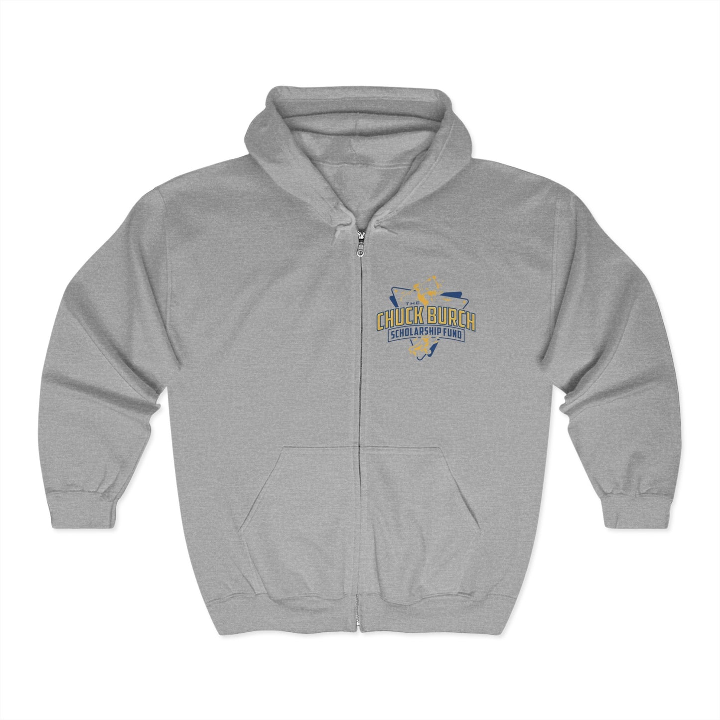 Unisex Full Zip Hooded Sweatshirt - Chuck Burch Design