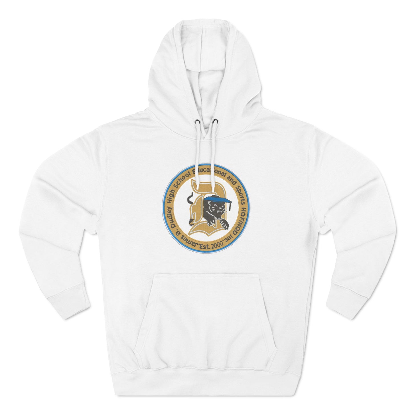 Three-Panel Fleece Hoodie