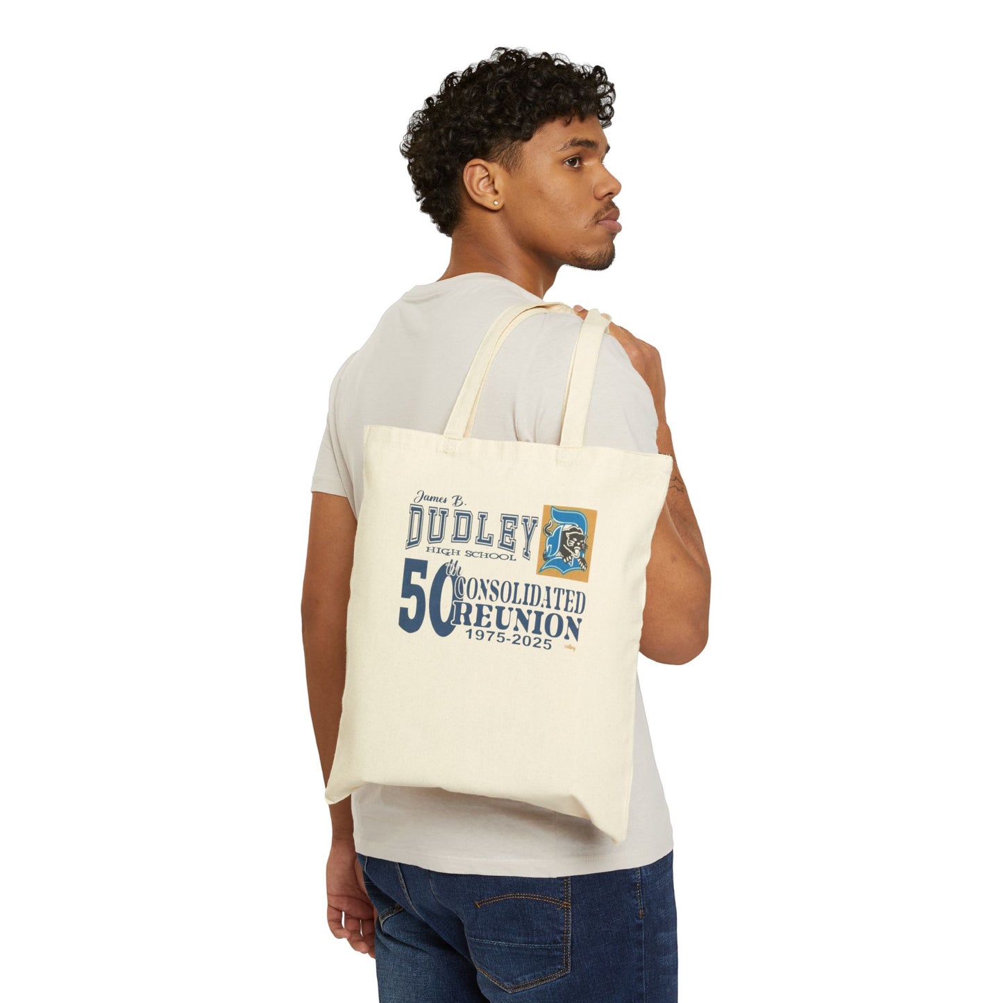 Dudley High School 50th Reunion Cotton Canvas Tote Bag