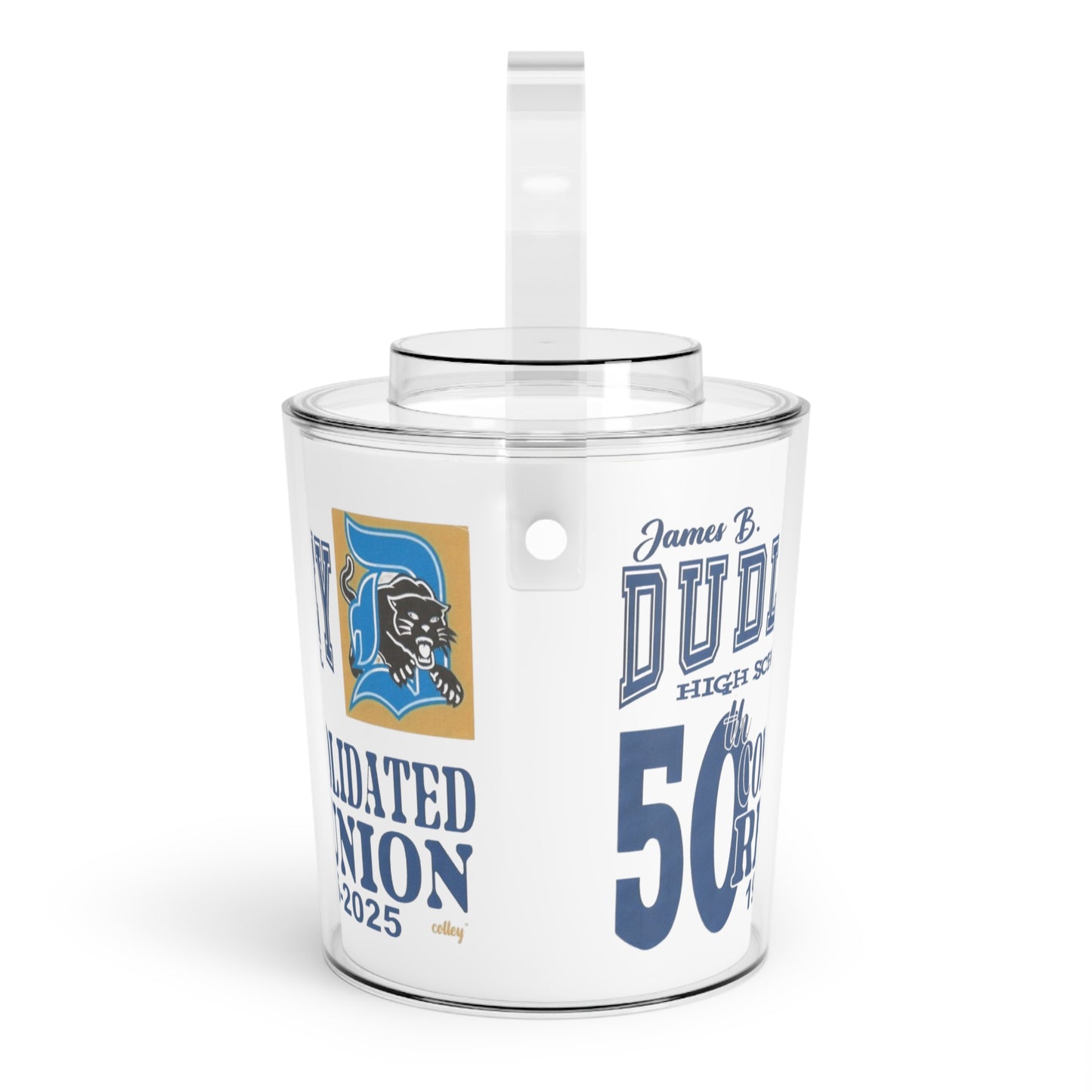 Personalized Ice Bucket Set for 50th School Reunion