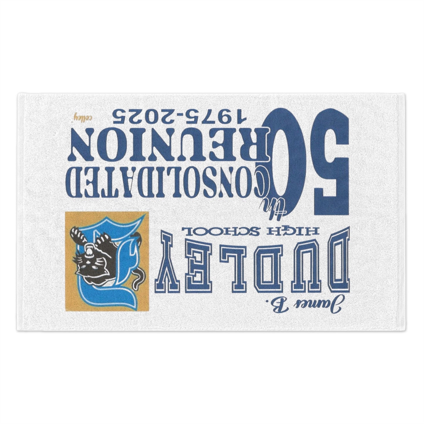 50th Reunion Rally Towel for Dudley High School