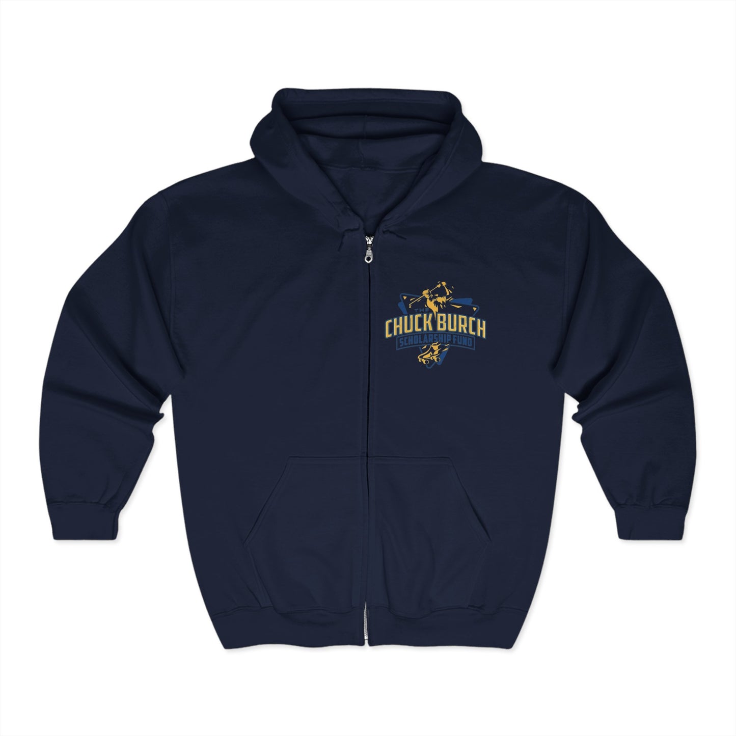 Unisex Full Zip Hooded Sweatshirt - Chuck Burch Design