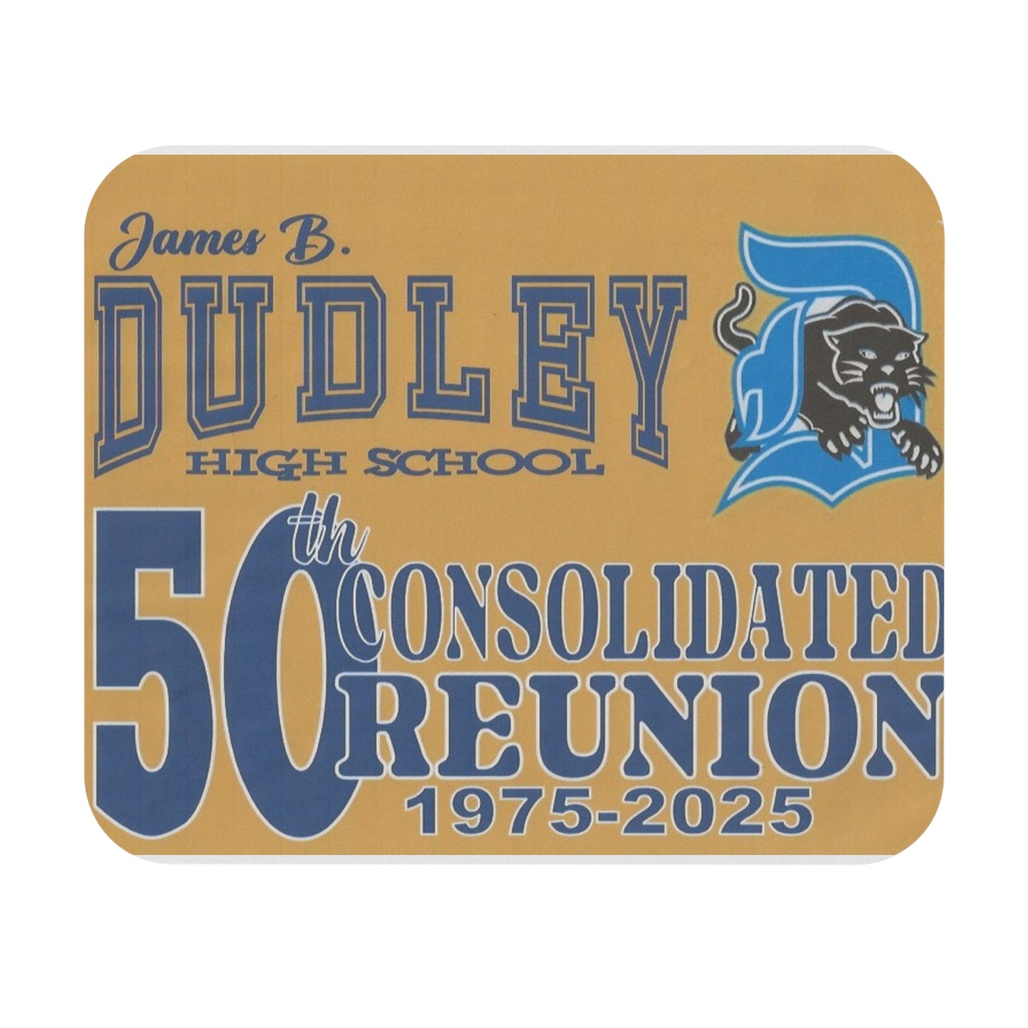 Custom Mouse Pad for High School Reunion - 50th Anniversary Celebration