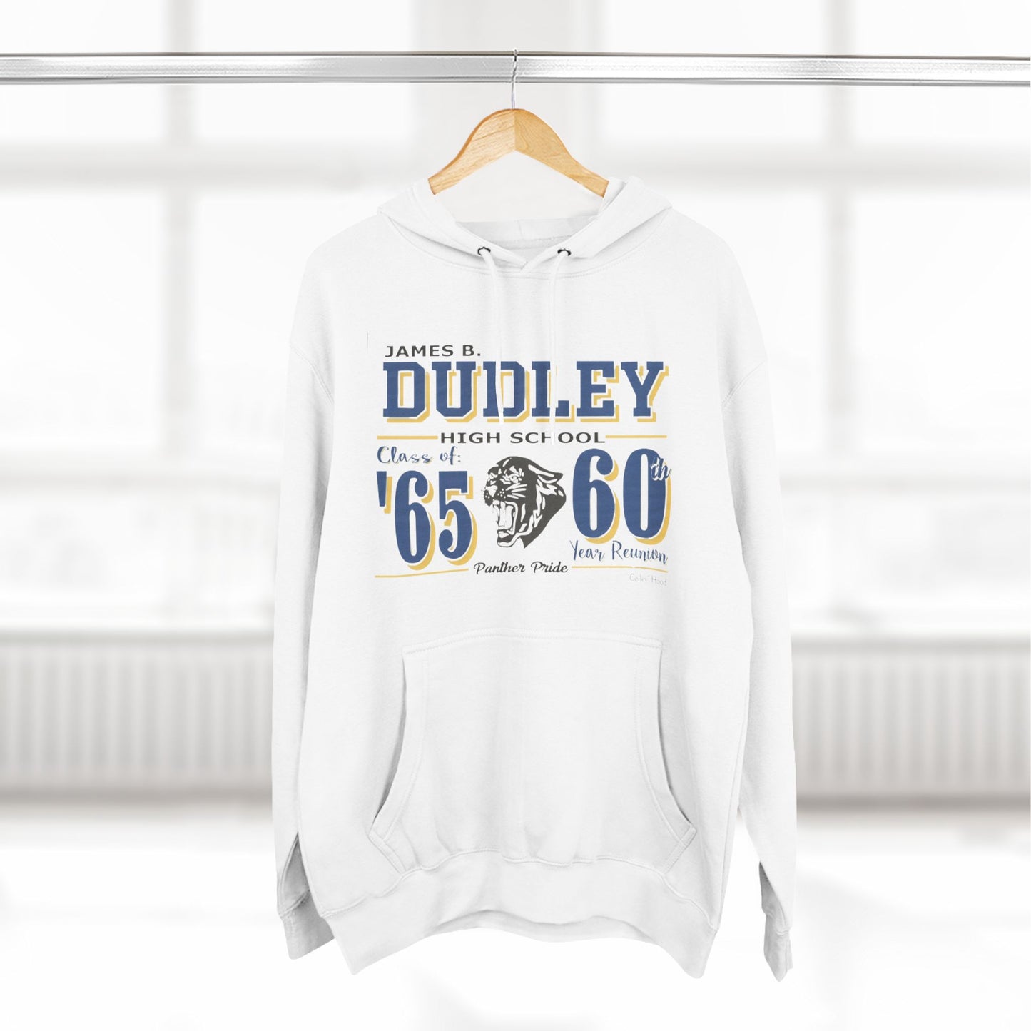 Three-Panel Fleece Hoodie