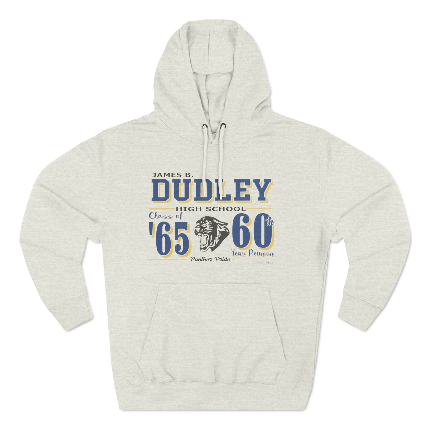 Three-Panel Fleece Hoodie