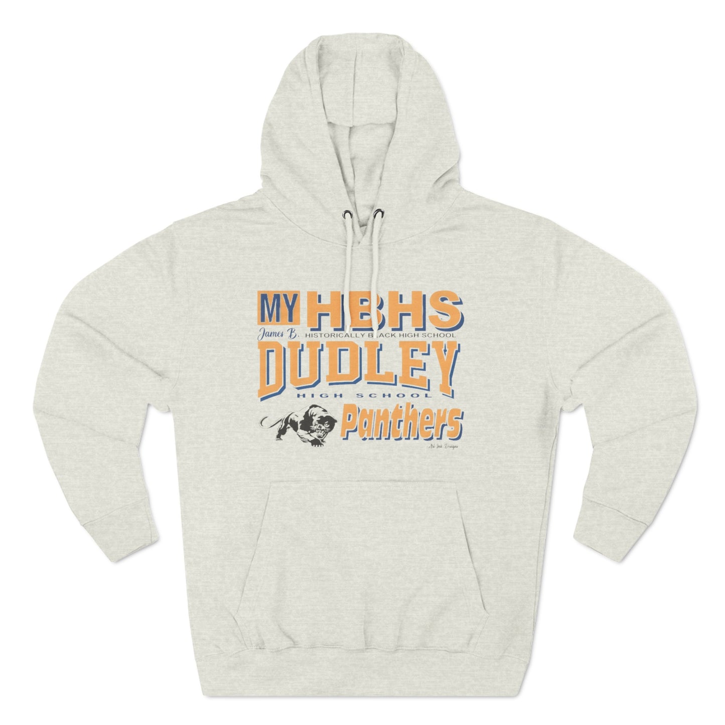 Three-Panel Fleece Hoodie