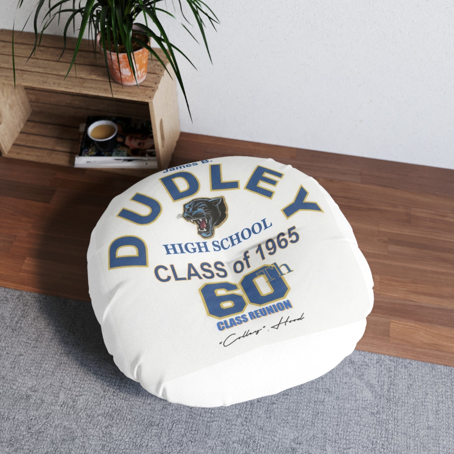 Tufted Floor Pillow, Round