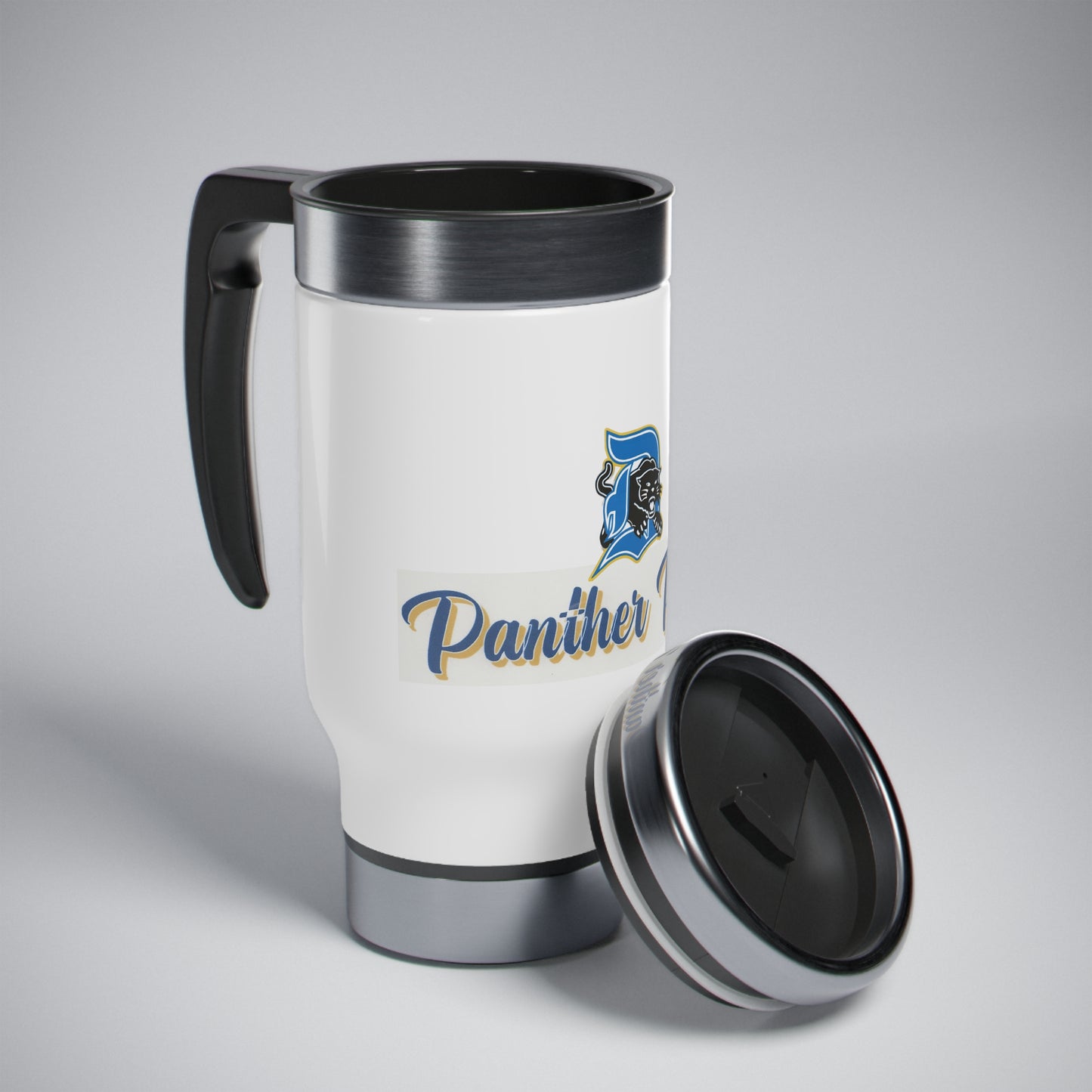 Stainless Steel Travel Mug with Handle, 14oz