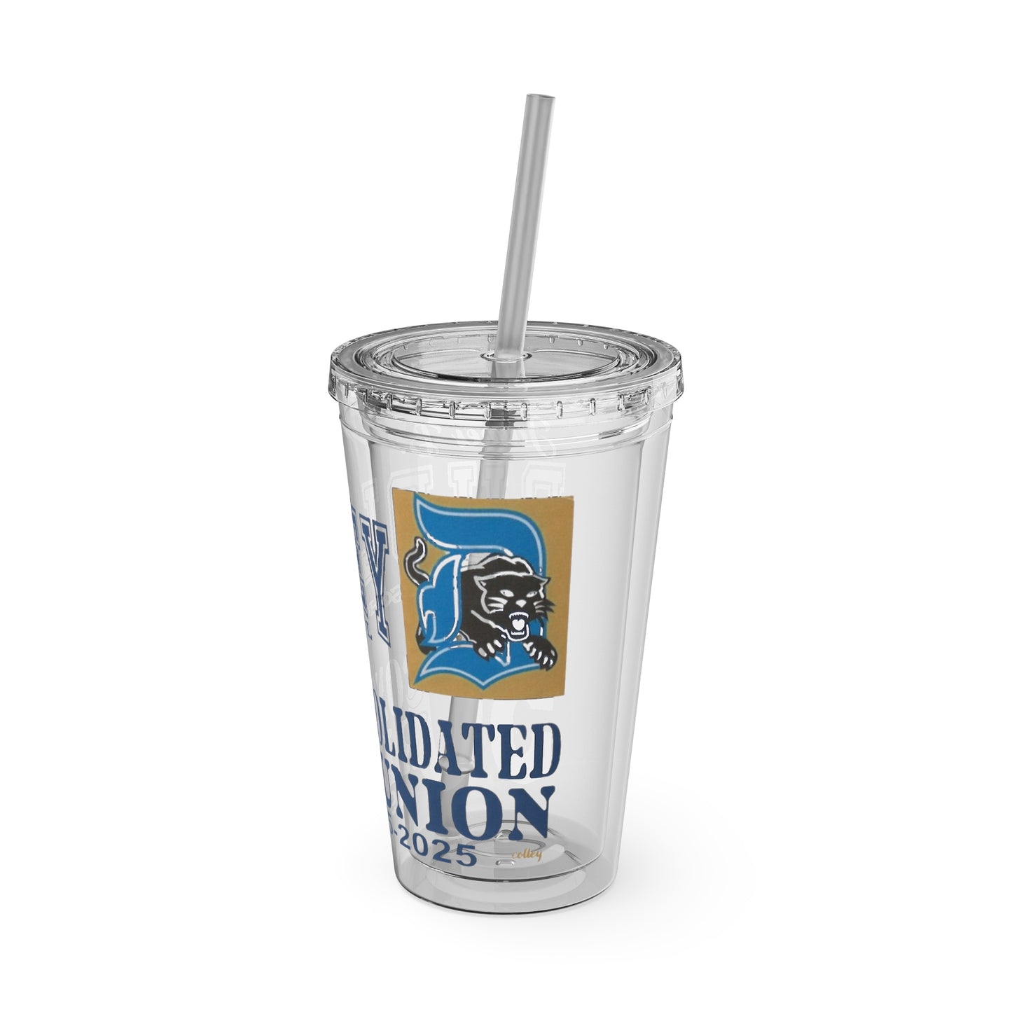 Sunsplash High School Reunion Tumbler with Straw - Celebrate 50 Years!