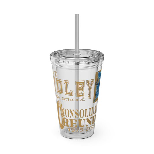 Personalized Reunion Tumbler with Straw - 16oz Custom Drinkware