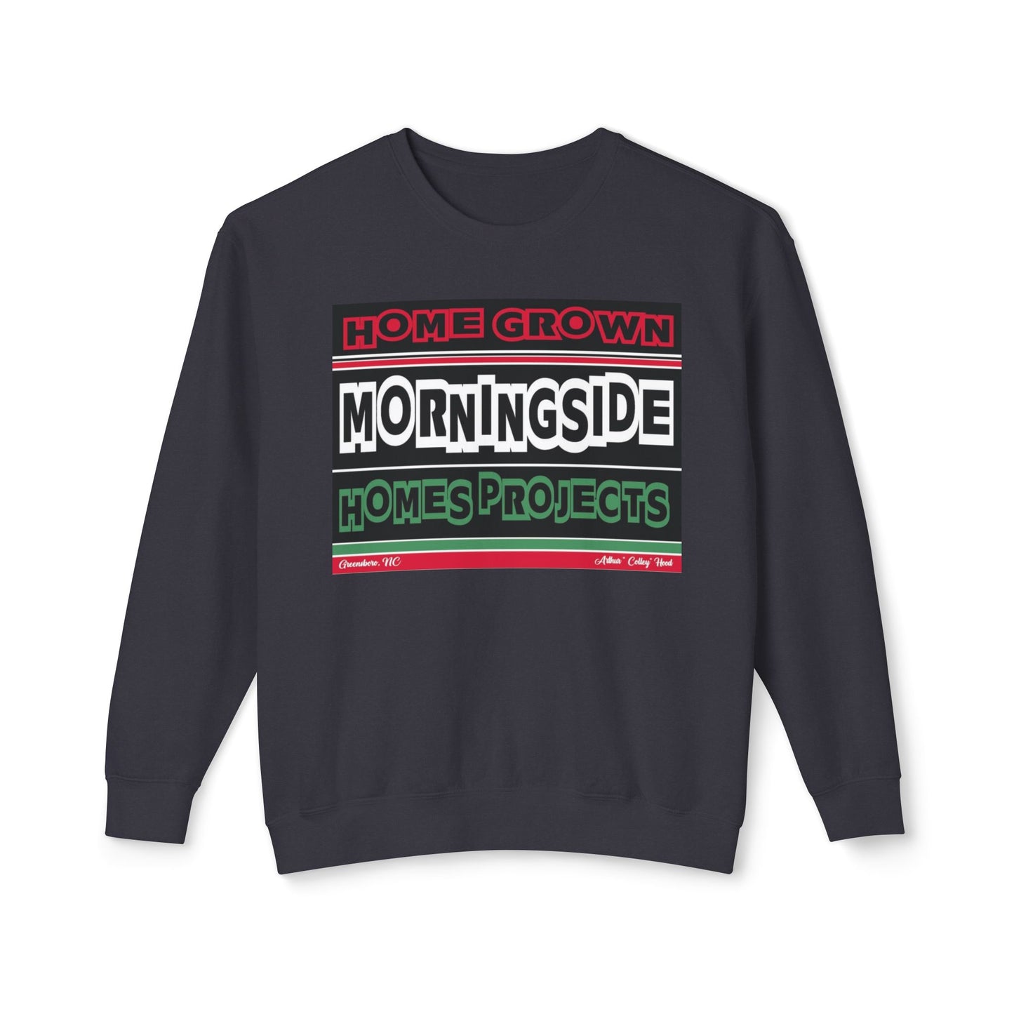Morningside Homes Unisex Lightweight Crewneck Sweatshirt - Cozy Urban Statement