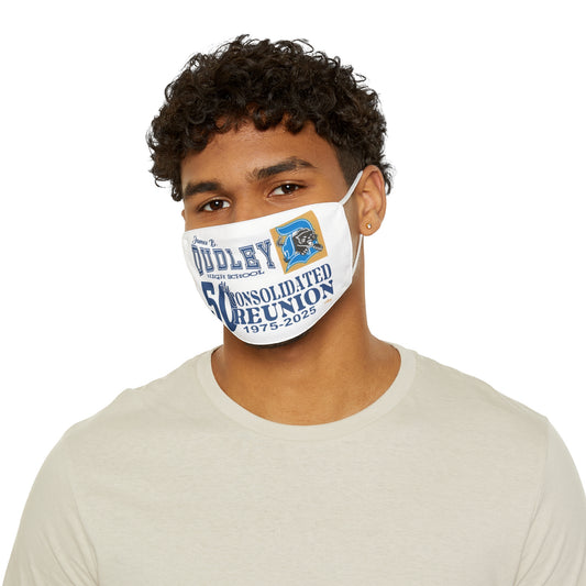 Dudley High School 50th Reunion Face Mask - Snug-Fit Polyester Mask