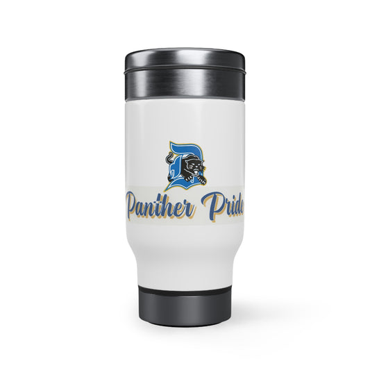 Stainless Steel Travel Mug with Handle, 14oz